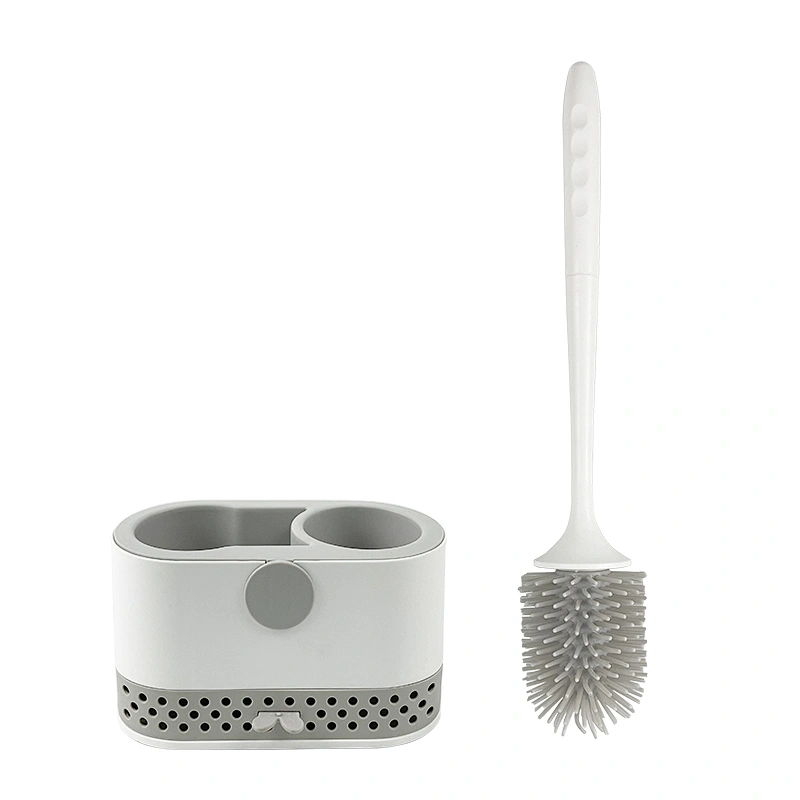 NEW TPR silicone flexible luxury toilet brush set for bathroom