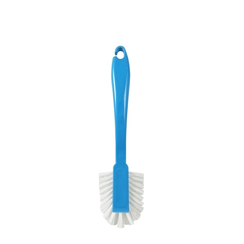 Kitchen Scrub Brush Sink Bathroom Brushes with Scraper Tip Comfortable Grip Bristles for Pot Pan Dishes Cleaning