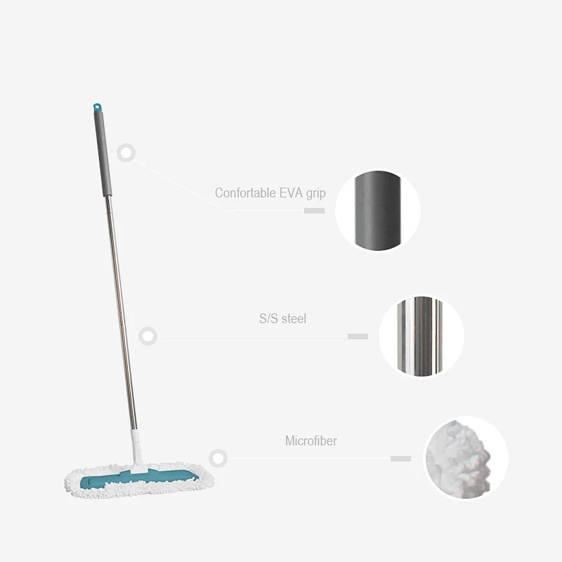 new cheap Quick clean microfiber flat mop floor cleaning mop