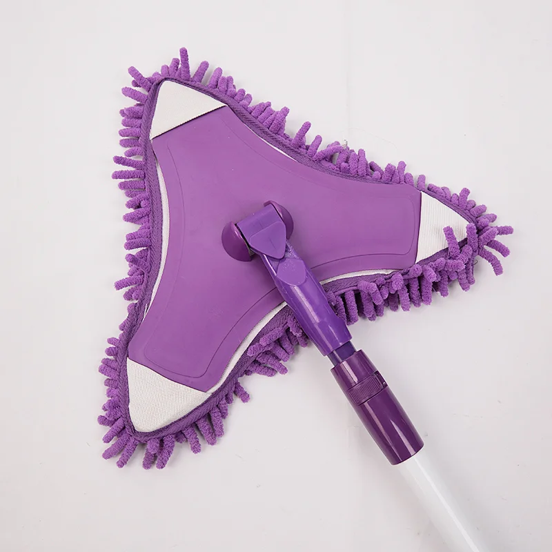 Wholesale High Quality Magic Triangle Microfiber Flat Mop for Home Floor Cleaning