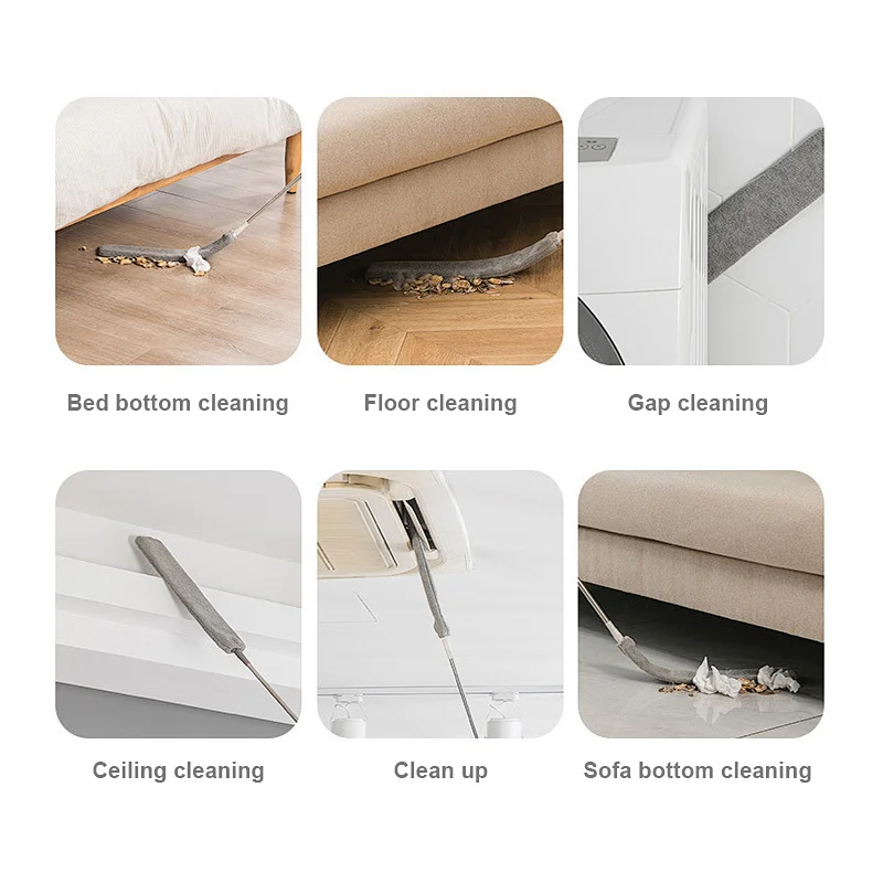 Microfiber Chenille Duster for Cleaning with Extension Pole 30 to 100 Inches Washable Feather Dusters for High Ceiling Fan Blinds Furniture Car