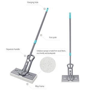 New Housewares Cleaning Tool Easy Cleaning Floor Magic Butterfly Folding PVA Sponge Mop