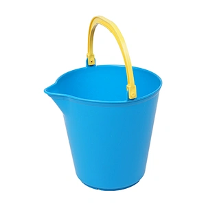 Household plastic cleaning water mop bucket with  plastic handle pail