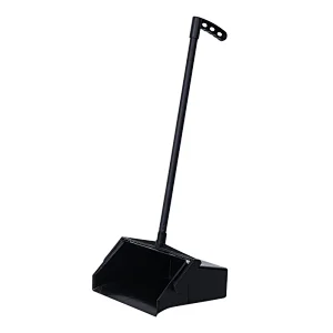 Broom and Dustpan Set with Long Handle for Home Kitchen Room Office Floor Cleaning Stand up Broom and Dustpan Set