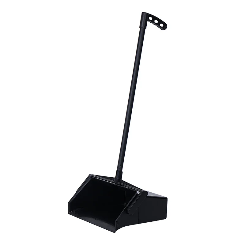 Broom and Dustpan Set with Long Handle for Home Kitchen Room Office Floor Cleaning Stand up Broom and Dustpan Set