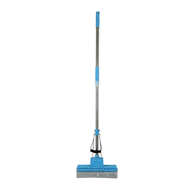 household cleaning tool magic super absorbent pva sponge mop with telescopic handle for floor cleaning