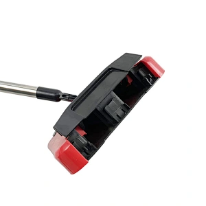 Triple Brush Floor & Carpet Sweeper- mechanical hand push broom sweeper - Easy Manual Sweeping broom for floors