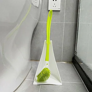 Eco-Friendly PP plastic TPR toilet bowl brush sets clean tools