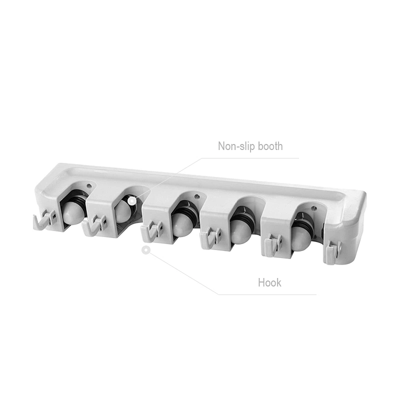 Mop and Broom Holder Wall Mount Heavy Duty Broom Holder Wall Mounted or Tool Organizer For Home Garden And Storage