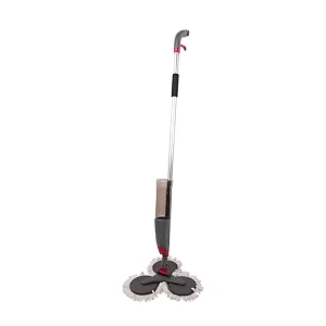 healthy household 3 round heads  Microfiber Spray Mop for floor cleaning