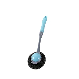 Multipurpose TPR Stainless Steel Scrubbers Dish/Pot/Coffeemaker/Sink Brushes
