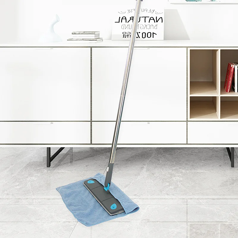 7 In 1 Long Handle Duster& Window Wiper &Broom& Flat Mop &Scrub Sponge household Bathroom Kitchen Cleaning Tools set