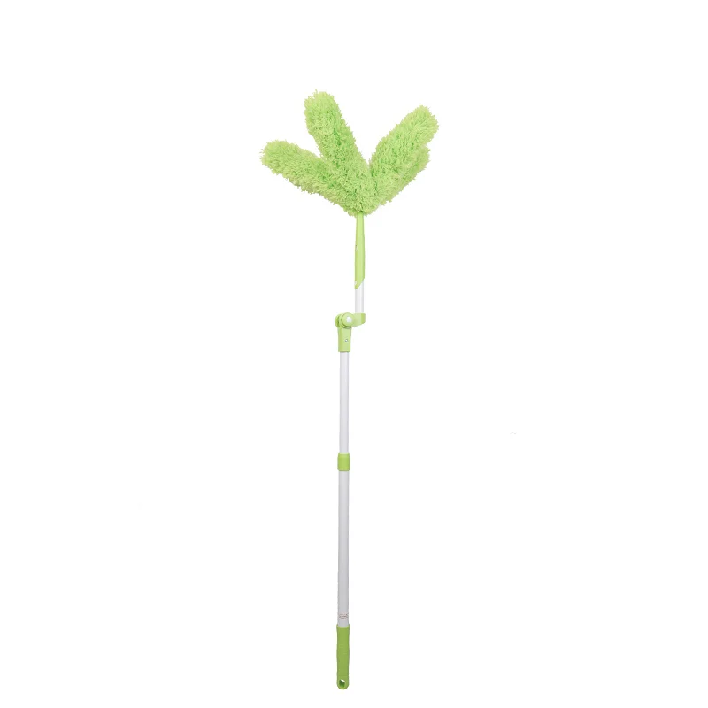 Bendable Microfiber Fingers Feather Duster Dusting Brush with Extendable Pole for Cleaning