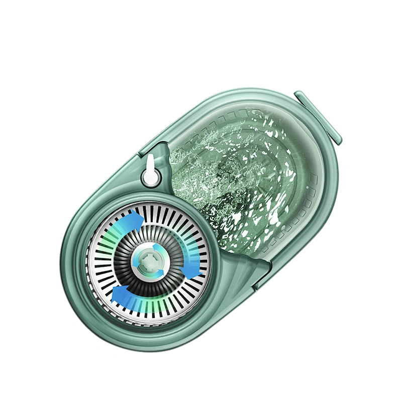 High quality Easy take 360 degree  wet and dry microfibre spin magic mop bucket set with  wheels