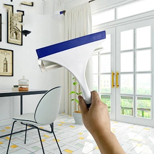 Double used microfiber window squeegee window wiper