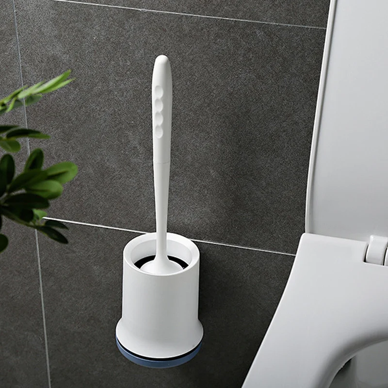 New Design TPR Toilet Brush and Holder Cleaning Brush Tools for Toilet Bathroom Accessories Sets