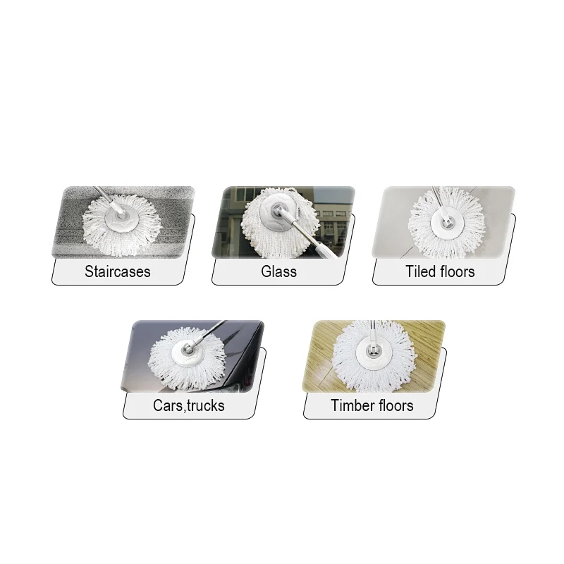 2022 hot sale cleaning product 360 degree spin mop and bucket with microfiber mop for household floor cleaning