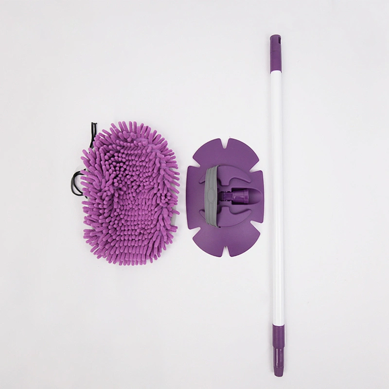 2 in 1 Chenille Microfiber Car Wash Brush Mop Car Cleaning Kit