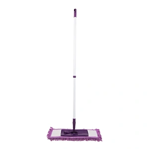 household Easy floor Clean magic Step Button Frame Chenille  Flat Mop