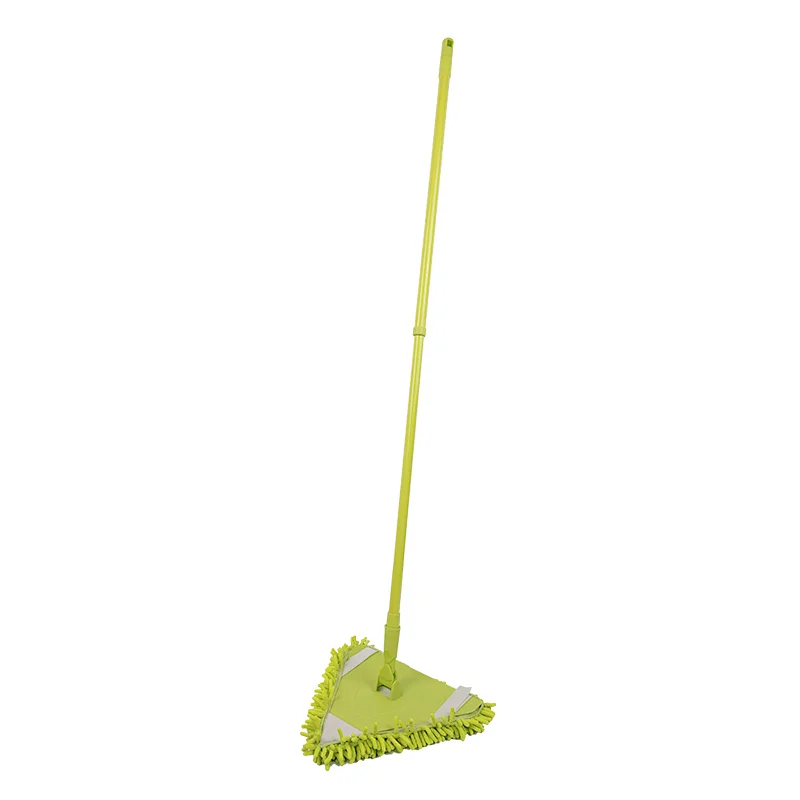 Wall Cleaning Mop Triangle Flat Mop Wall Cleaner with Long Handle Chenille Dust Mop Wall Washer Mop Ceiling Mop