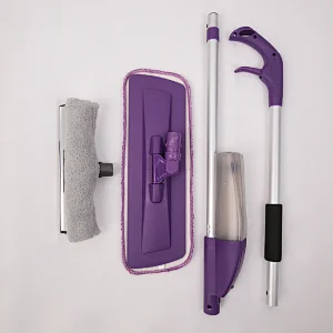 Double type  microfiber healthy spray mop and spray window wiper