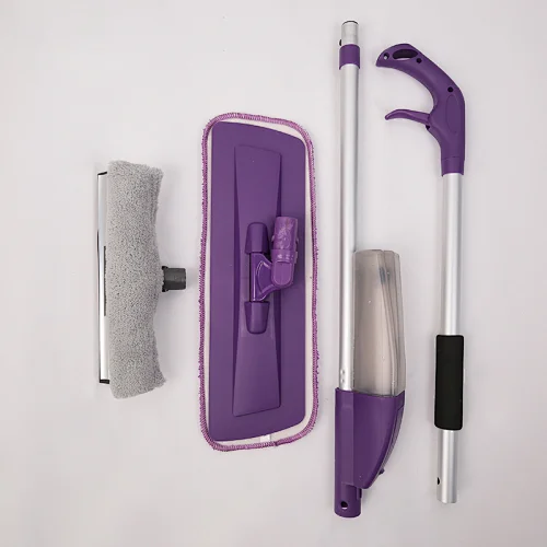 Double type  microfiber healthy spray mop and spray window wiper