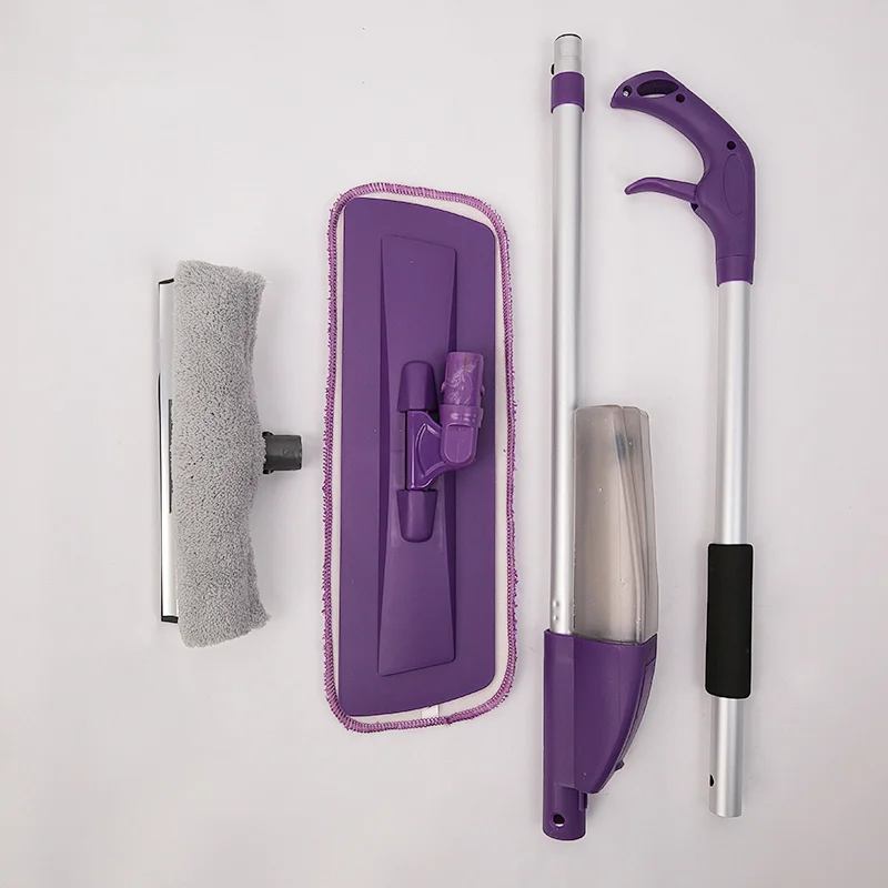 Double type microfiber healthy spray mop and spray window wiper