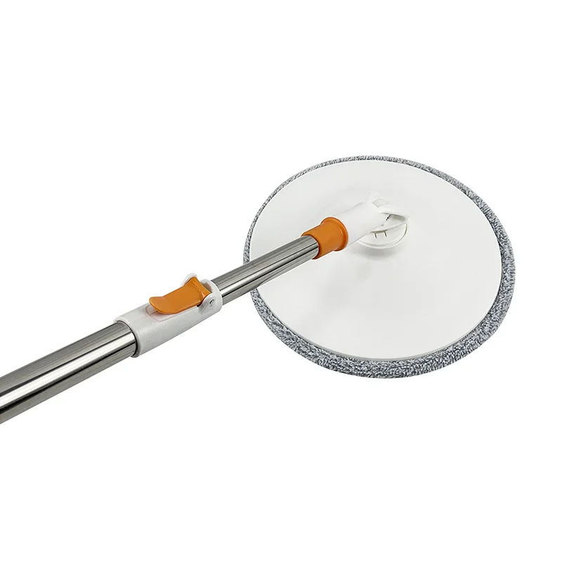 Microfiber Spin Mop & Bucket Floor Cleaning System with Washable and Reusable Pad, Self Cleaning Dry Wet Floor Mop for household