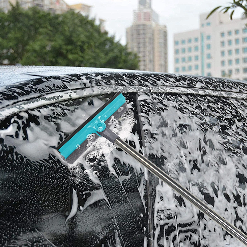 New Quick click system window squeegee rubber wiper for glass and window cleaning