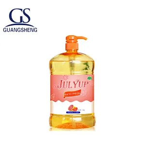 600ml Lemon Eco-Friendly Dishwashing Liquid Detergent For Tableware