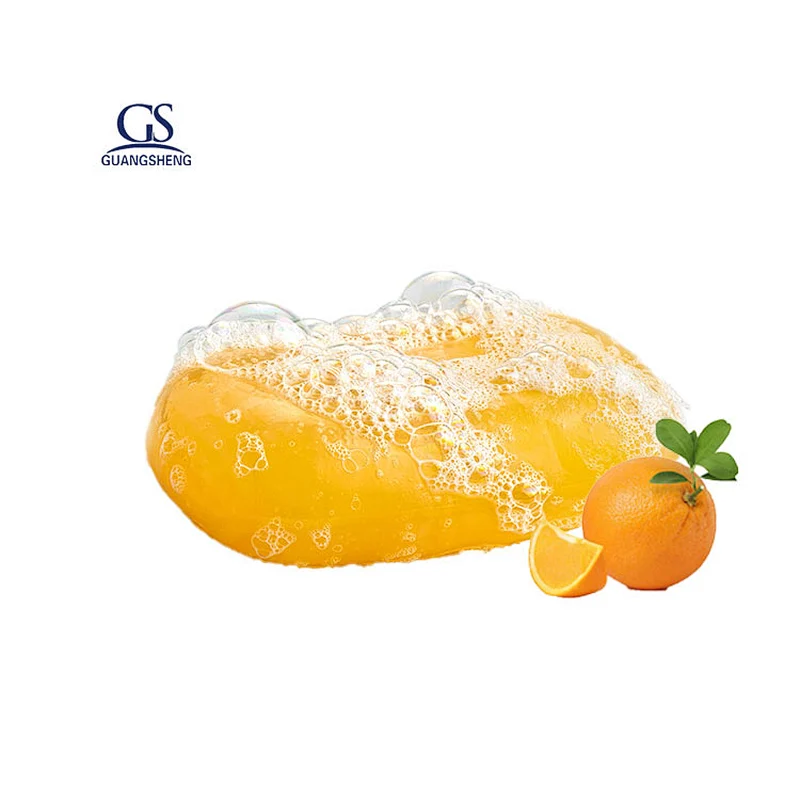 75 جرام من صابون التواليت للبيع بالجملة بالفاكهة للوجه واليدين برائحة الفراولة البرتقالية