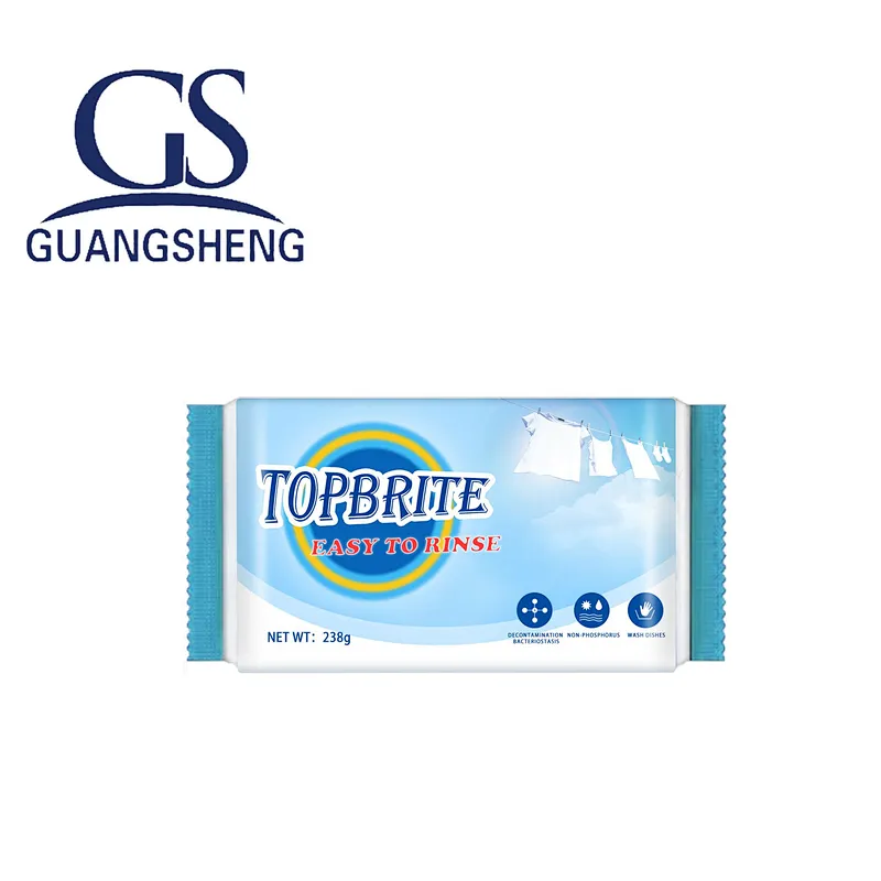 Bag design Top Grade Natural Material detergent laundry bar Soap