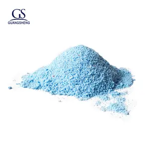 blue detergent powder