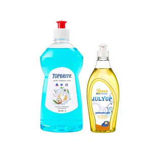 OEM low skin irritation Dishwashing Liquid Detergent used for hand washing glasses plates cutlery cooking utensils
