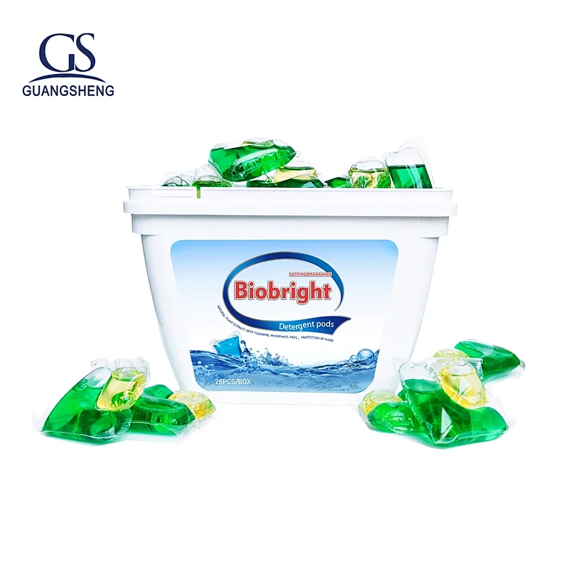 laundry capsule 42 pods decorative style packing easy washing for washing 3 in 1 detergent wash pod