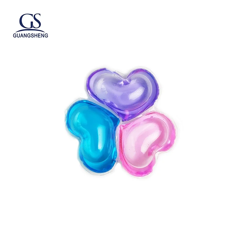Custom color shape washing clothes Concentrated Washing capsules eco Laundry detergent pods