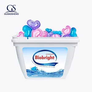 Custom color shape washing clothes Concentrated Washing capsules eco Laundry detergent pods