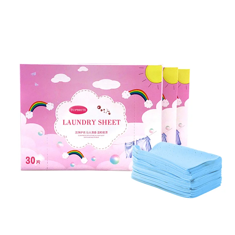 Efficient Detergent Fragrance Clean Laundry Tablets Hand Laundry sheet