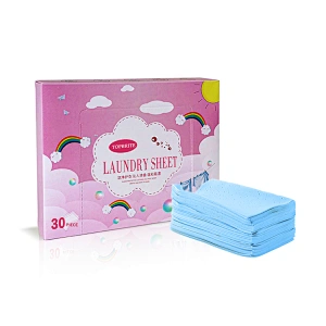 Eco-friendly   Sustainable  biodegradable laundry detergent  laundry Detergent Sheets  50 sheets each package