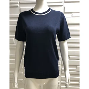 Short-Sleeved Summer Sweater Women Hot Clothing Casual Knitwear