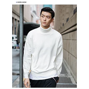Manufacturer man disigner clothes pullover knitwear sweaters for winter oem men turtleneck sweater