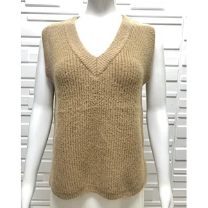 Women Fashion Sweaters Spring and Autumn Clothing Casual Vest Knitwear