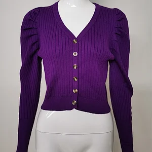 Fashion Design Women Cardigan Knitwear Long Sleeve Sweater Coat