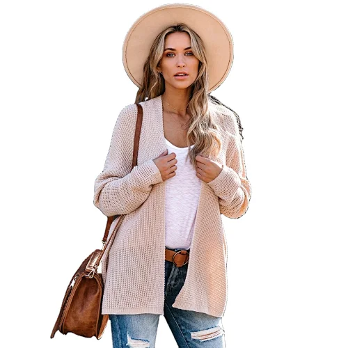 Hot style loose plus size knitted cardigan fashion sweater jacket