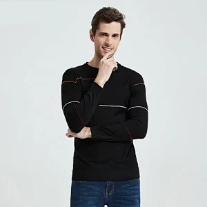 Men Clothing Autumn Casual Knitwear Sweater man Winter Warm O Neck Pullover Shirt Tops basic men's sweaters