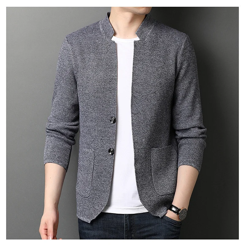 Men summer clothes cardigan fashion casual winter knit sweaters