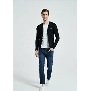 Fashion Casual Knitwear sweater Soft Warm Cardigan Men clothing Autumn men Winter jacket Pockets Sweater