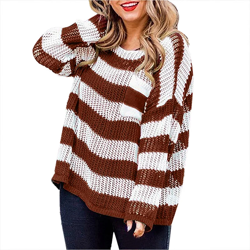 Women's wisp leisure clothing knitted fashion sweater