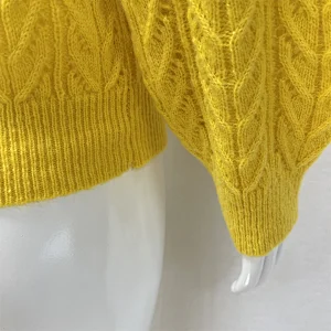 Winter hollow fashion knitted women's sweater