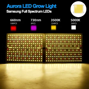 Quantum LED Grow Lights Commercial Full Spectrum LED Plant LED Grow Light